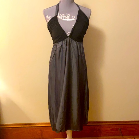 Dresses & Skirts - ⭐️Maternity:  Elegant Paulina Dadakova Grey satin dress ⭐️